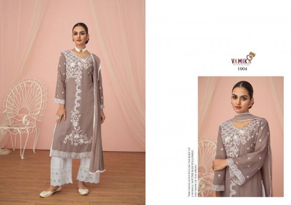 Vamika Noor Designer Embroidered Georgette Ready Made Collection